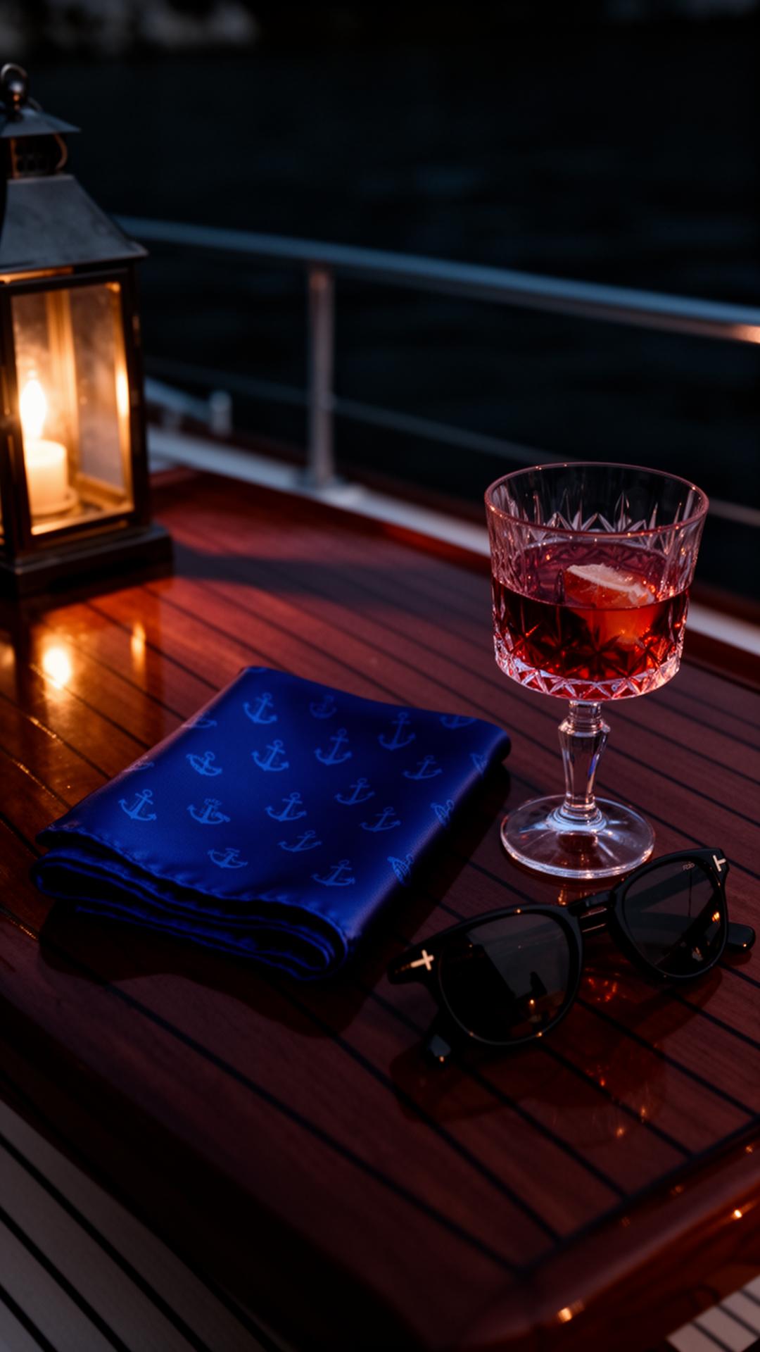 Riviera Collection silk pocket square