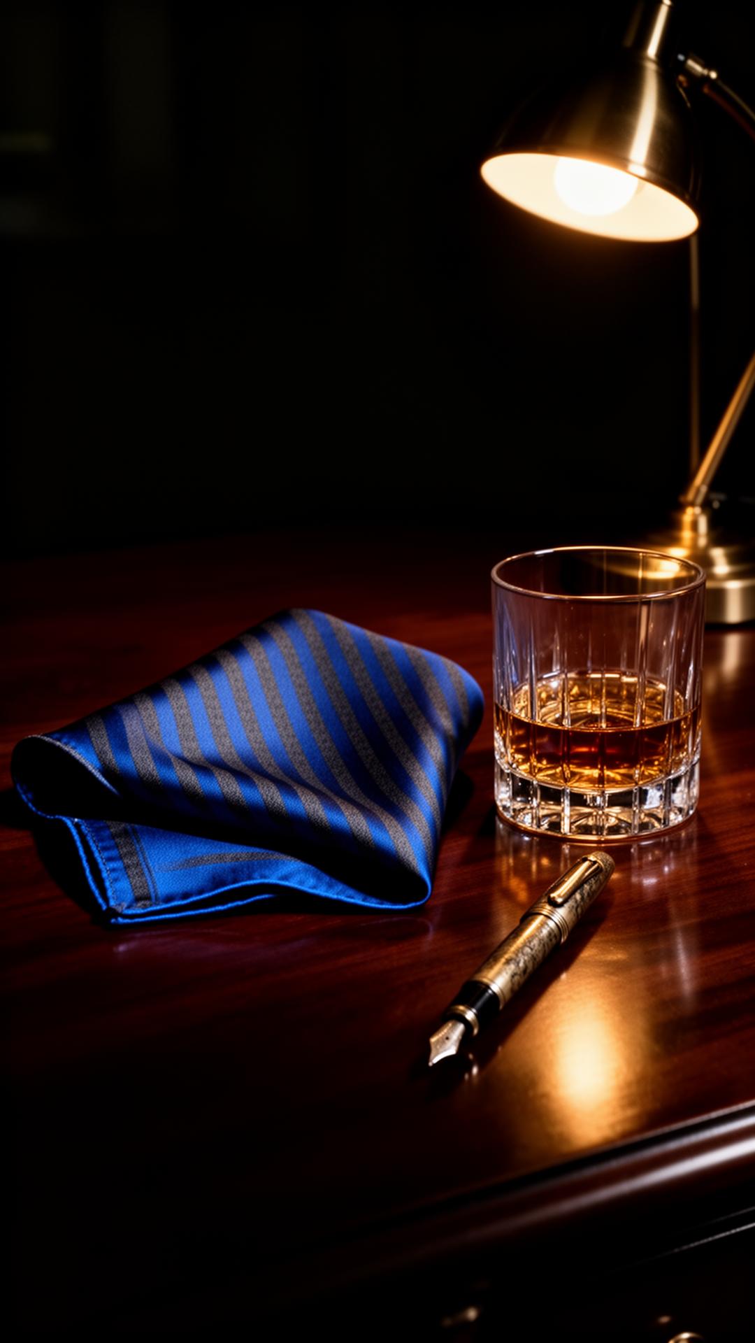 Wall Street Collection silk pocket square